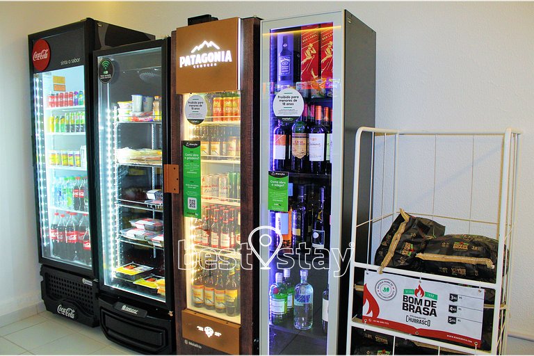 i164A - Studio, Condomínio Clube, Garagem Gratuita