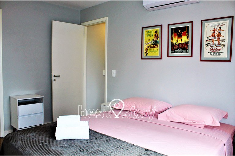 i095A- ACHOU! - 2 Quartos, Varanda e Garagem