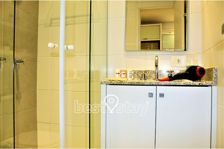 sa1314 - Varanda c/ vista da cidade e garagem