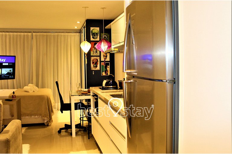 sa1314 - Varanda c/ vista da cidade e garagem