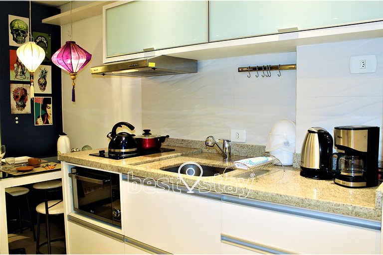 sa1314 - Varanda c/ vista da cidade e garagem