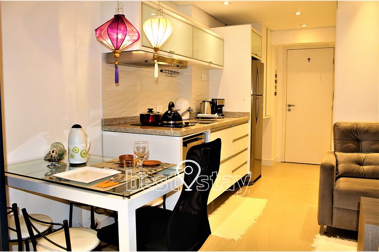 sa1314 - Varanda c/ vista da cidade e garagem