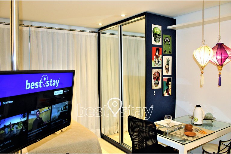 sa1314 - Varanda c/ vista da cidade e garagem