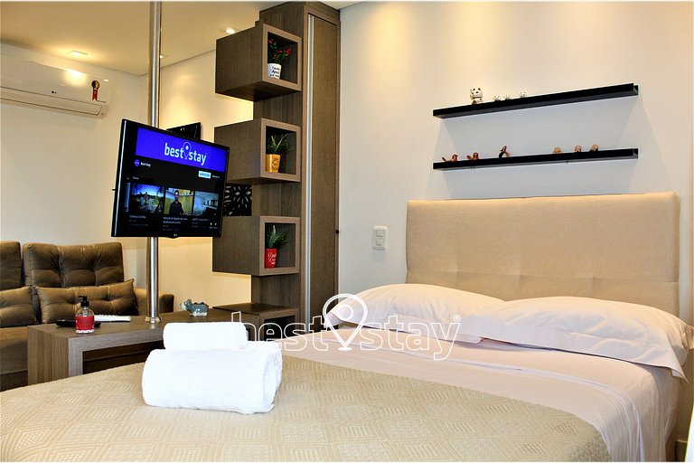 sa1314 - Varanda c/ vista da cidade e garagem