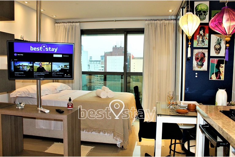 sa1314 - Varanda c/ vista da cidade e garagem