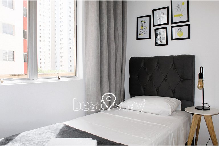 Parc105 - Aconchegante, em localização perfeita