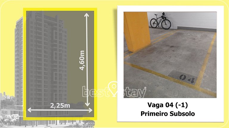 i052A- Lindo apartamento, Garagem e Churrasqueira