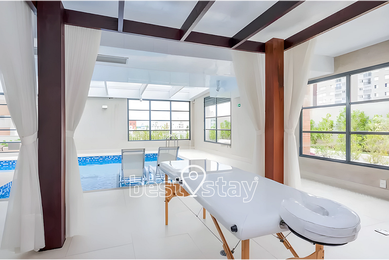 Zen- 1Quarto, Varanda/Churrasqueira, Garagem i126A