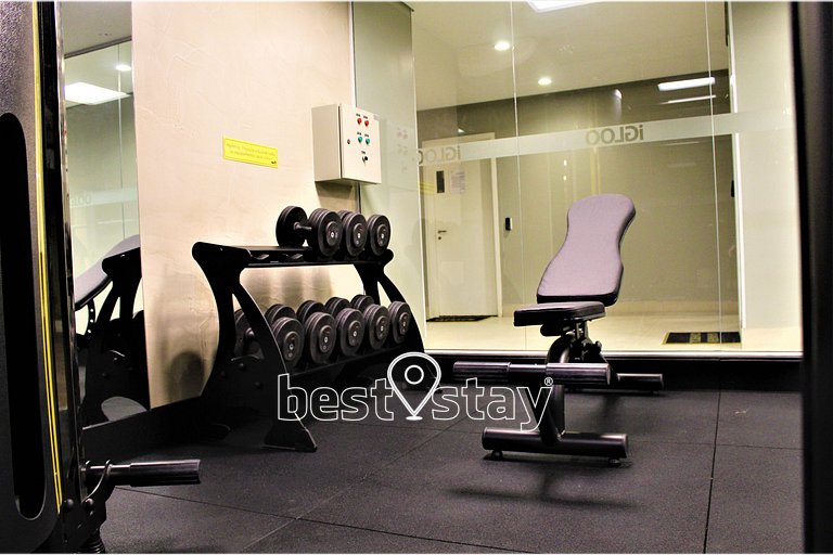 Zen- 1Quarto, Varanda/Churrasqueira, Garagem i126A