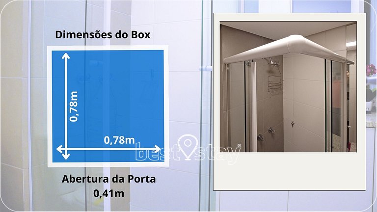 sa810 - Ar condicionado, varanda e vaga de garagem