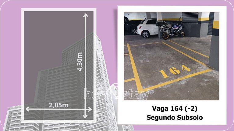 sa1314 - Aconchegante e com a vista da cidade