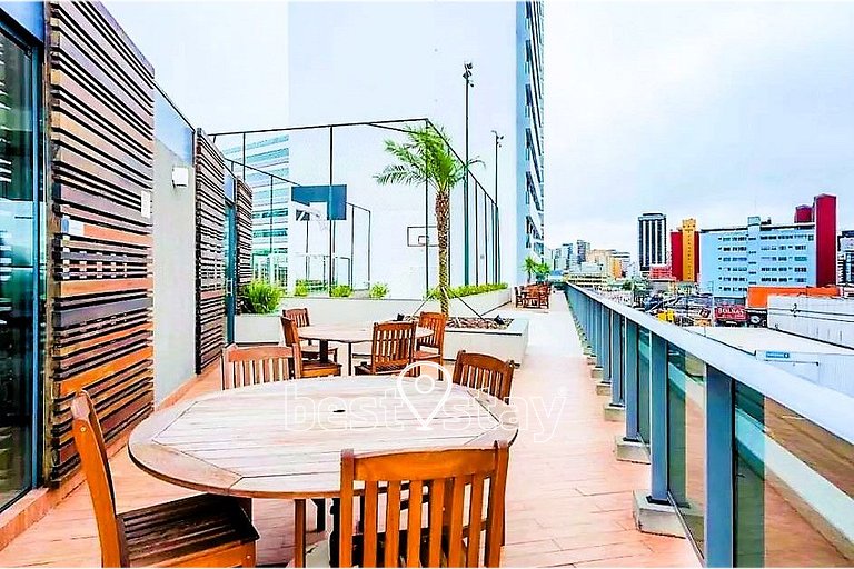 sa1314 - Aconchegante e com a vista da cidade