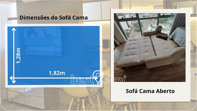 sa2104 - Com vista incrível - Ar Condicionado