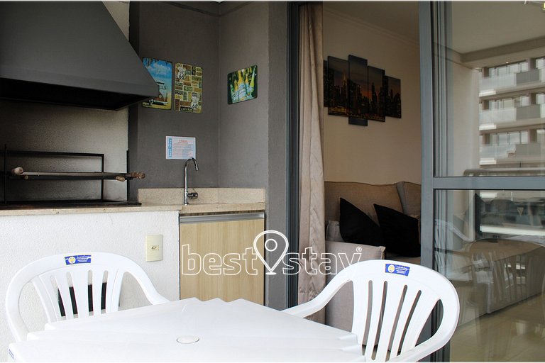 Zen- 1Quarto, Varanda/Churrasqueira, Garagem i126A