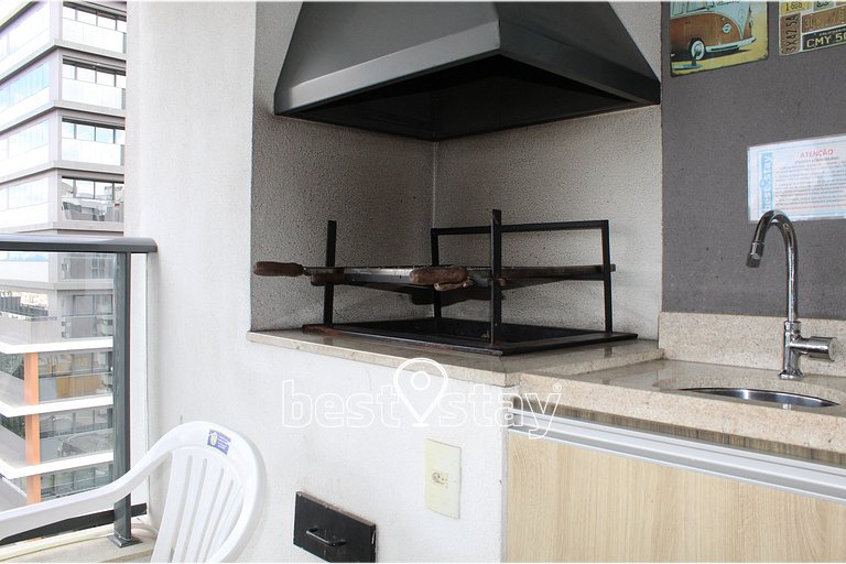 Zen- 1Quarto, Varanda/Churrasqueira, Garagem i126A