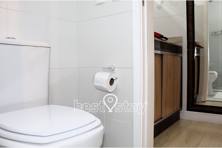 Zen- 1Quarto, Varanda/Churrasqueira, Garagem i126A