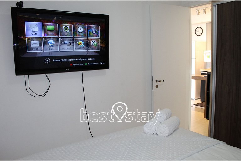 Zen- 1Quarto, Varanda/Churrasqueira, Garagem i126A