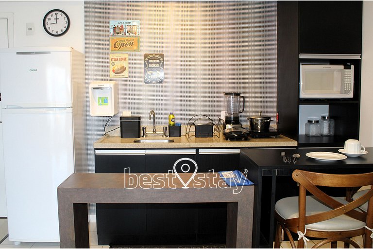 Zen- 1Quarto, Varanda/Churrasqueira, Garagem i126A