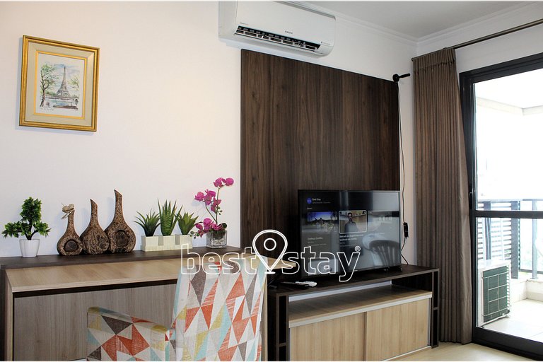 Zen- 1Quarto, Varanda/Churrasqueira, Garagem i126A