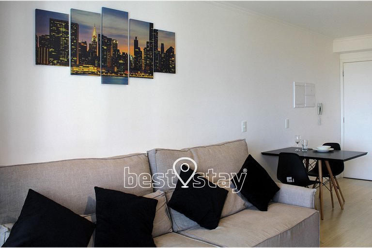 Zen- 1Quarto, Varanda/Churrasqueira, Garagem i126A