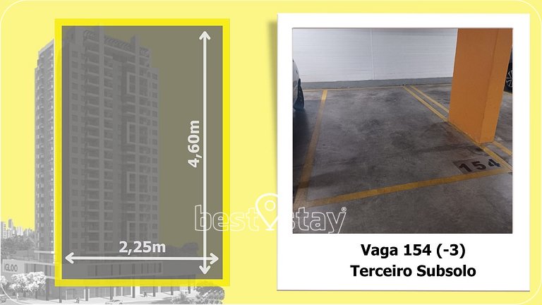 Zen- Ar condicionado, Churrasqueira e Garagem i91B