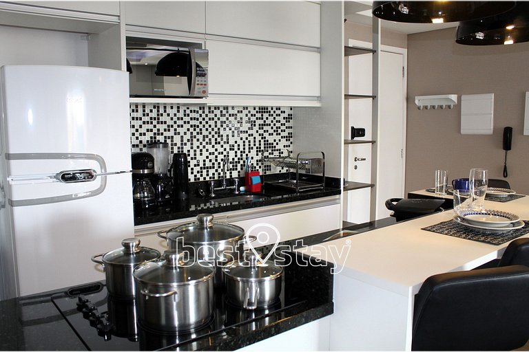 Zen- Ar Condicionado, churrasqueira e Garagem i56B