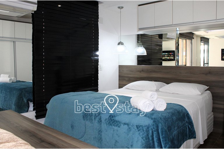 Zen- Ar Condicionado, churrasqueira e Garagem i56B