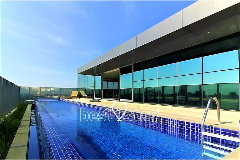 sa1410 - Lindo! Piscina com vista e borda infinita