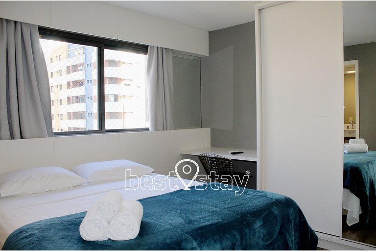 i052A- Lindo apartamento, Garagem e Churrasqueira