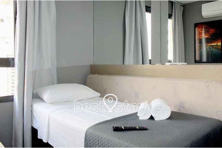 i052A- Lindo apartamento, Garagem e Churrasqueira