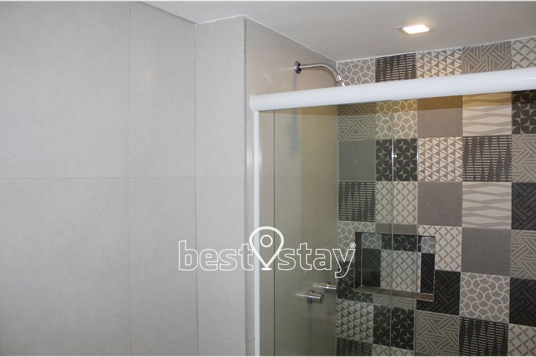 i052A- Lindo apartamento, Garagem e Churrasqueira