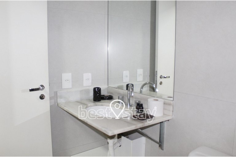 i052A- Lindo apartamento, Garagem e Churrasqueira