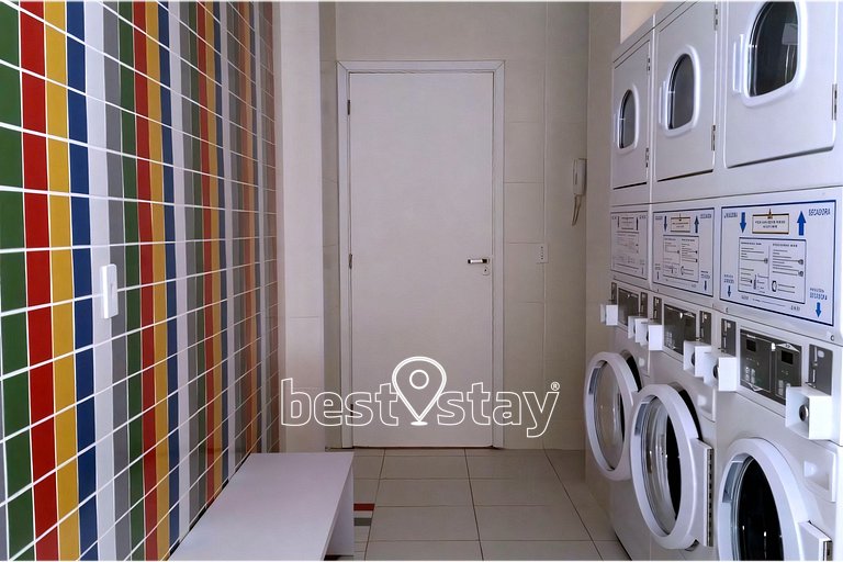 v077A- VEJA! Varanda, Ar Condicionado e Garagem