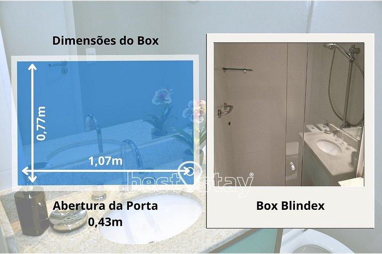 v077A- VEJA! Varanda, Ar Condicionado e Garagem