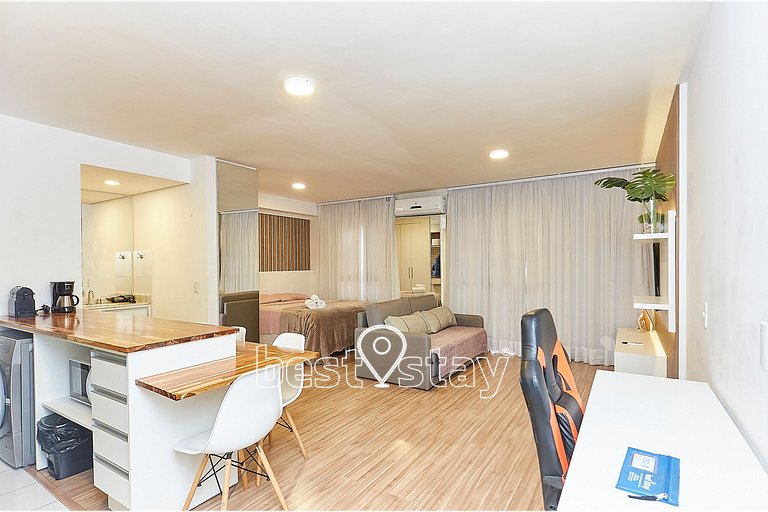 Zen- Ar condicionado, Churrasqueira e Garagem i91B