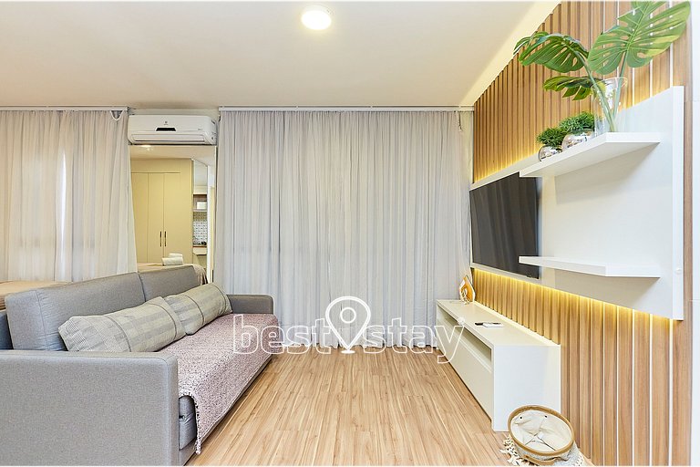 Zen- Ar condicionado, Churrasqueira e Garagem i91B