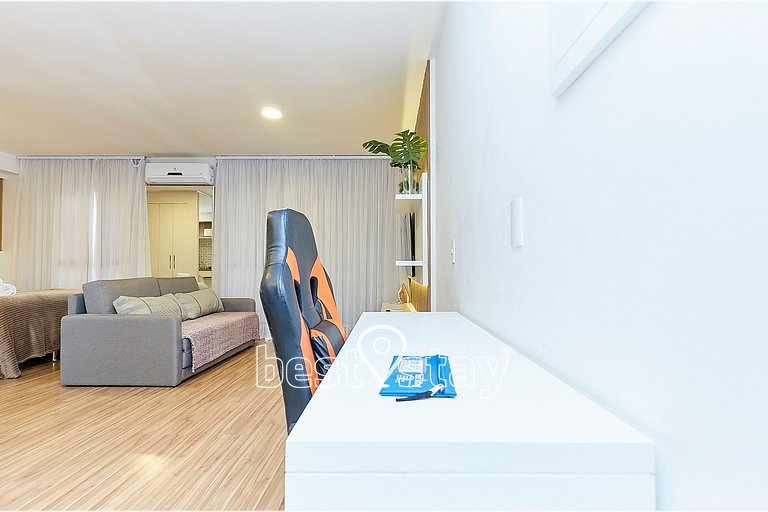 Zen- Ar condicionado, Churrasqueira e Garagem i91B