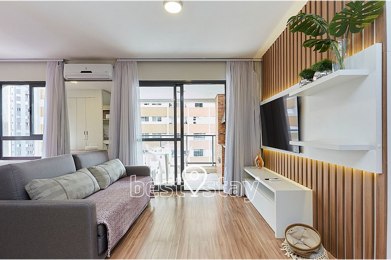Zen- Ar condicionado, Churrasqueira e Garagem i91B