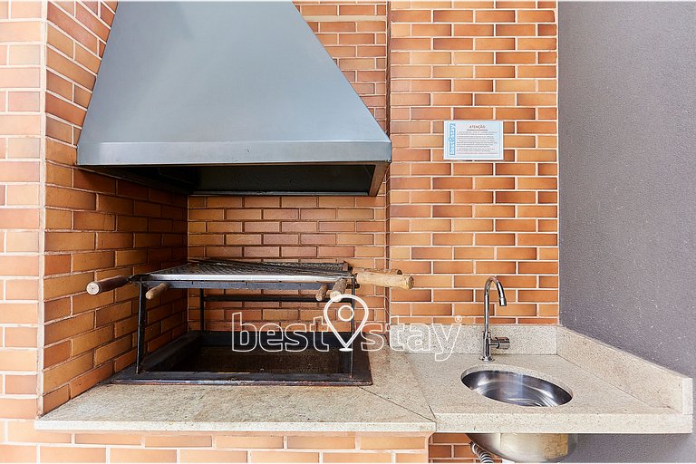 Zen- Ar condicionado, Churrasqueira e Garagem i91B
