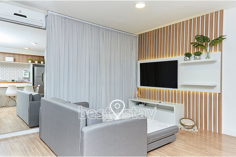 Zen- Ar condicionado, Churrasqueira e Garagem i91B