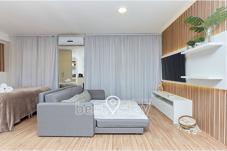 Zen- Ar condicionado, Churrasqueira e Garagem i91B