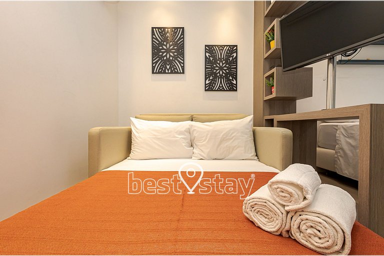 sa1314 - Aconchegante e com a vista da cidade