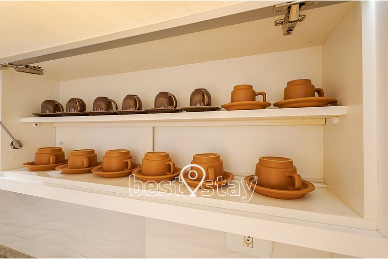 sa1314 - Aconchegante e com a vista da cidade