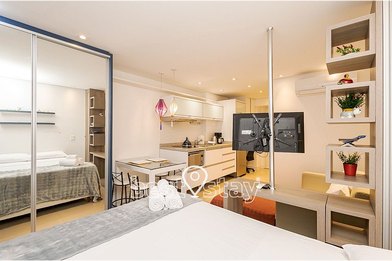 sa1314 - Aconchegante e com a vista da cidade