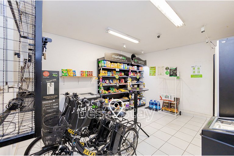 i203A - Condomínio Clube, garagem, vista da cidade