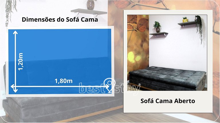 Zen- Ar condicionado, garagem, piscina  i73A
