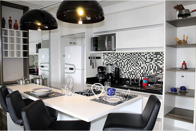 Zen- Ar Condicionado, churrasqueira e Garagem i56B