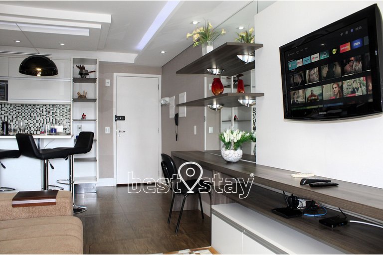 Zen- Ar Condicionado, churrasqueira e Garagem i56B