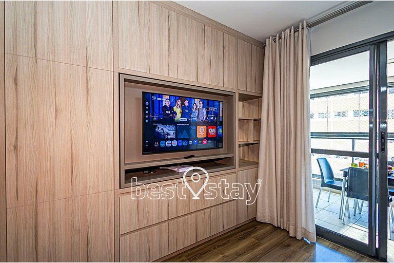 ZEN -1 quarto, churrasqueira, vaga de garagem 131B