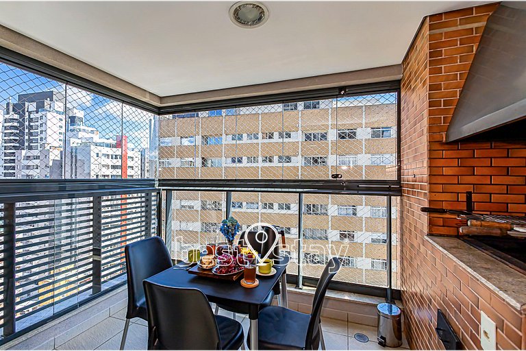 ZEN -1 quarto, churrasqueira, vaga de garagem 131B